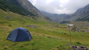 Camping in Balea valley