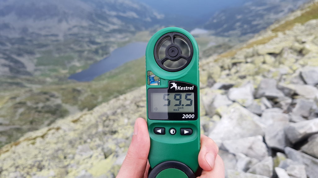 Wind on Bucura I peak, Retezat mountains, 2018